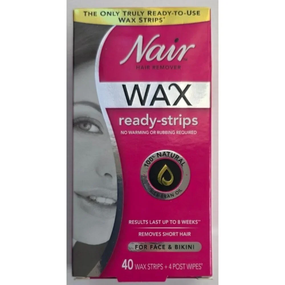 New Nair Wax Ready Strips for Face and Bikini
